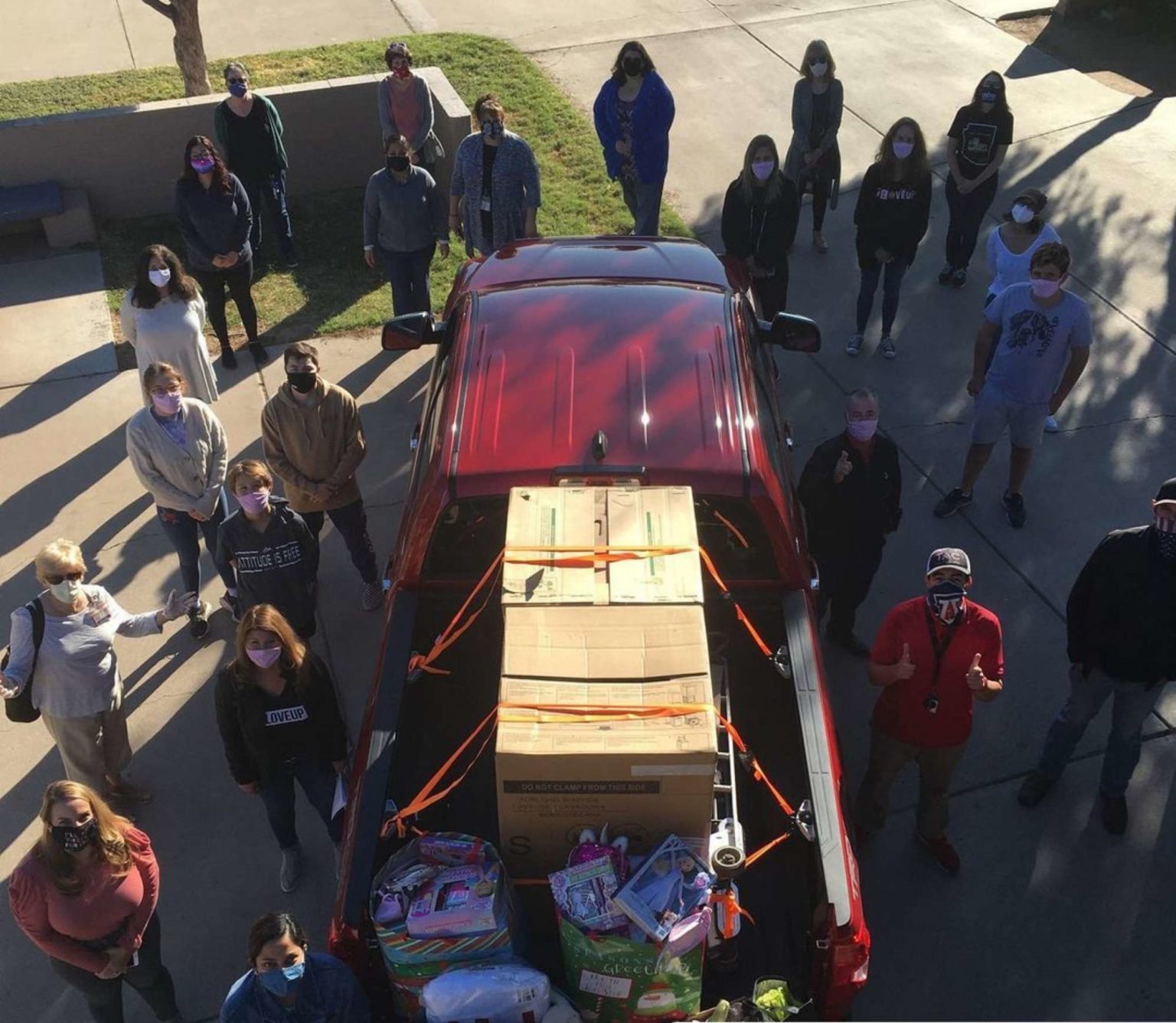 United Food Bank helps deliver Christmas Wishes for Johnjay & Rich