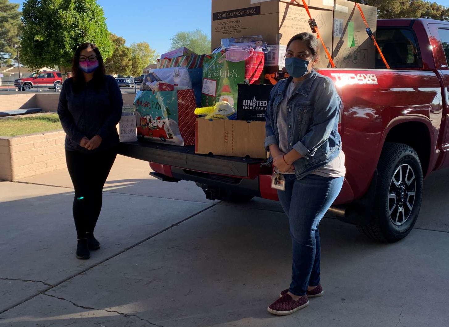 United Food Bank helps deliver Christmas Wishes for Johnjay & Rich