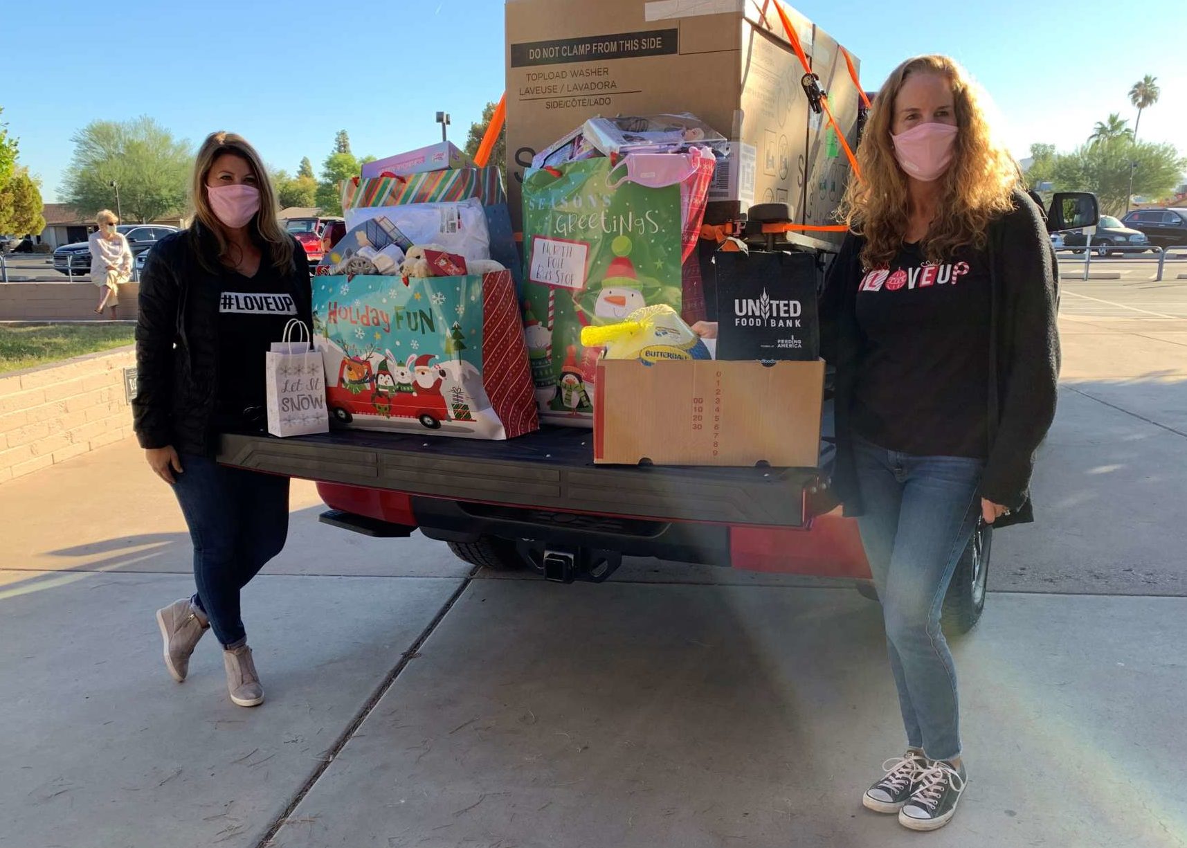 United Food Bank helps deliver Christmas Wishes for Johnjay & Rich